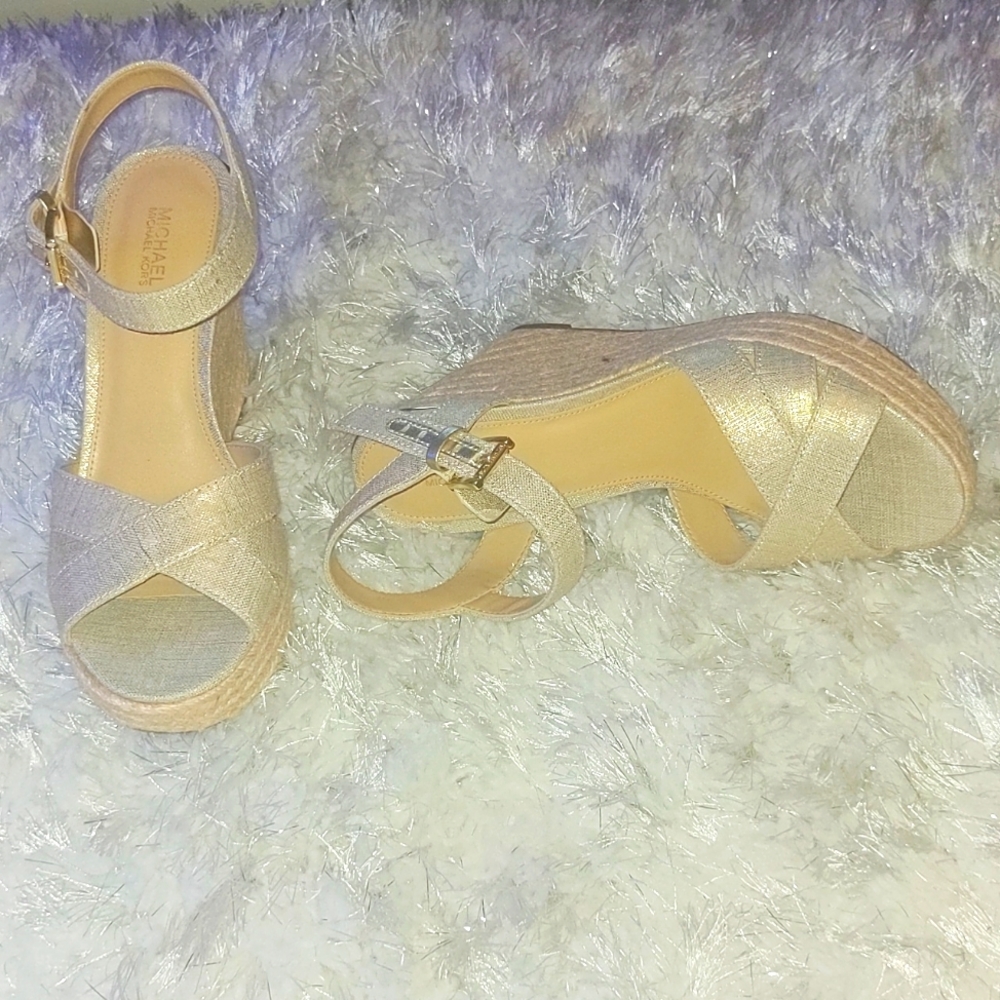 Michael Kors Wedge Sandals 💛